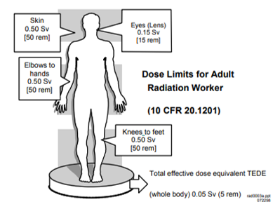 Annual occupational exposure limits